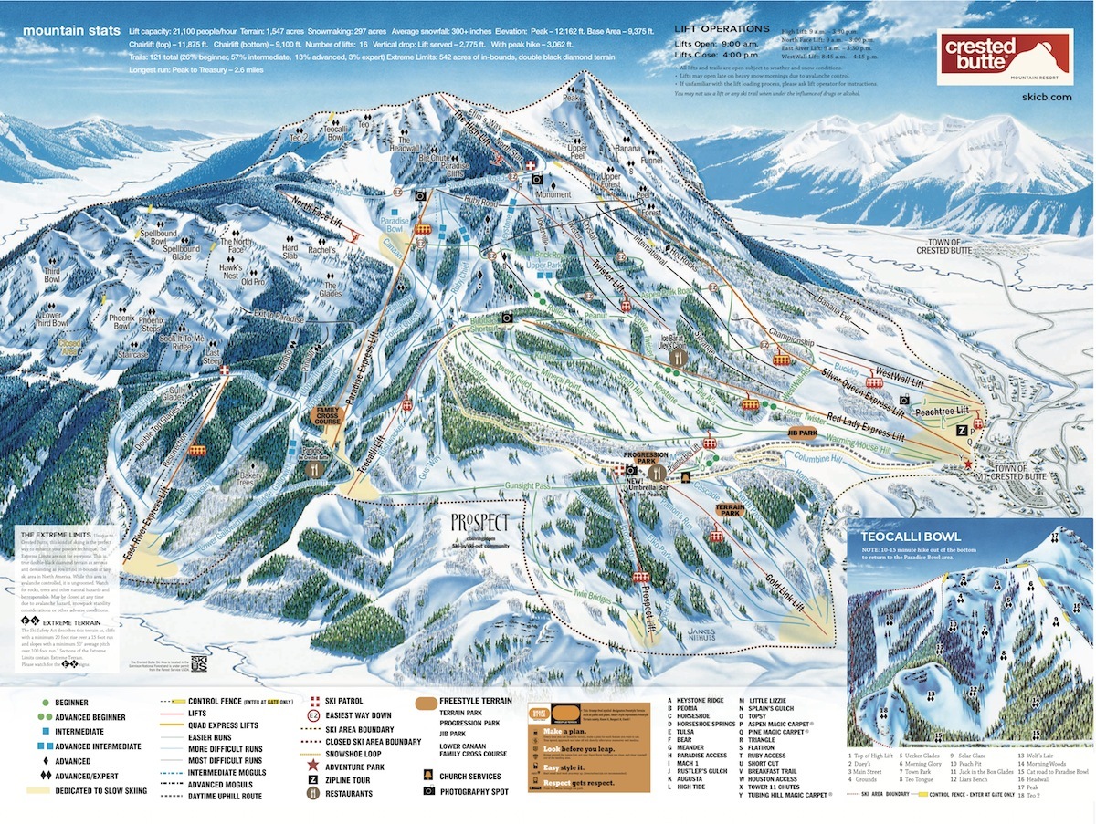 Blue Mountain Resort Trail Map Calendar 2024