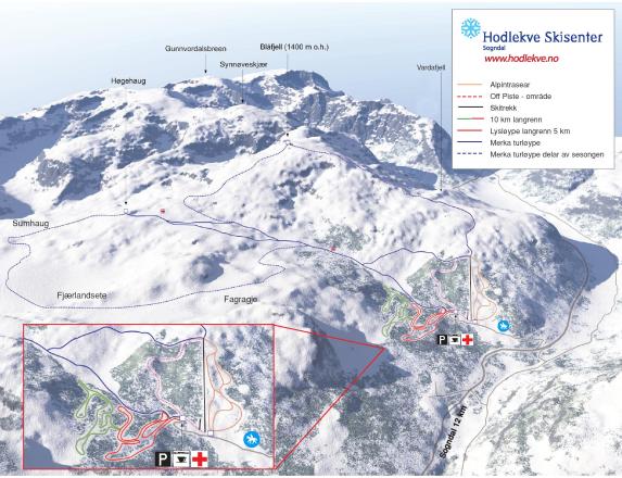 Plan des pistes