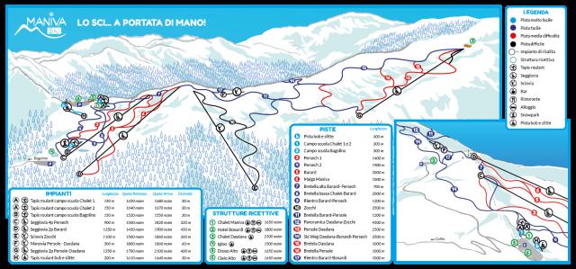 Maniva Ski Piste Map