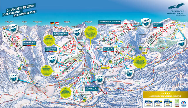 Oberstdorf - Nebelhorn Piste Map