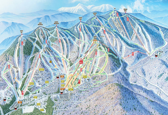 Sunday River Mappa piste