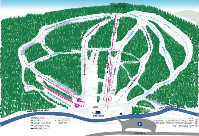 Granite Gorge Trail Map