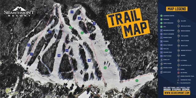 Searchmont Resort Trail Map