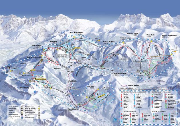 Torgon Piste Map