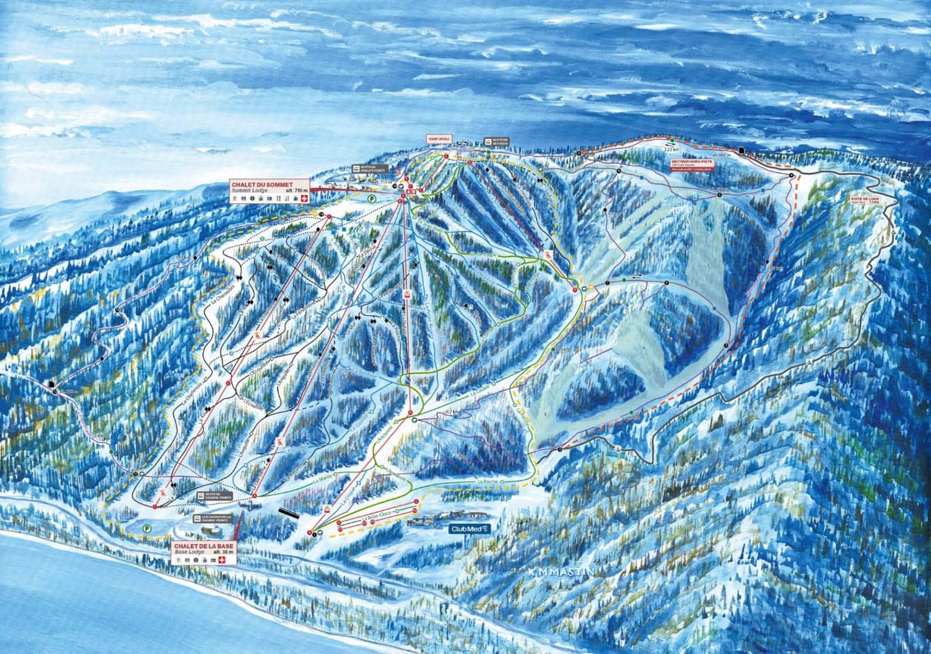 Le Massif De Charlevoix Trail Map OnTheSnow