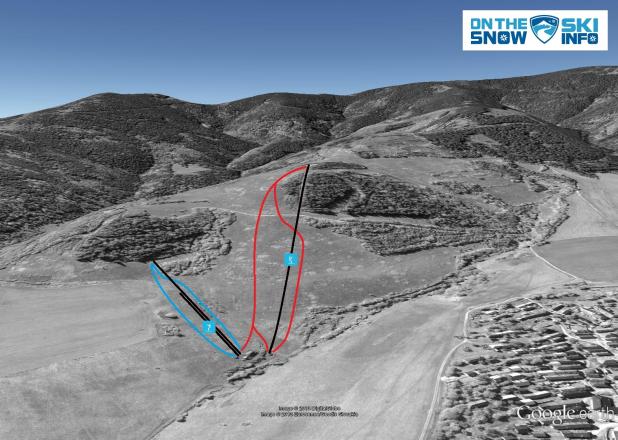 Rejdová Plan des pistes