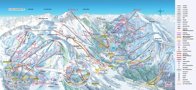 Arosa Lenzerheide Løypekart