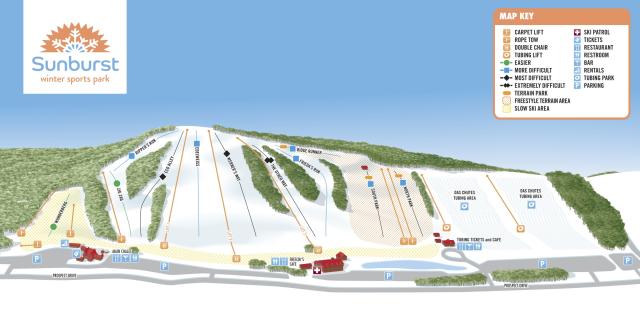 Sunburst Trail Map